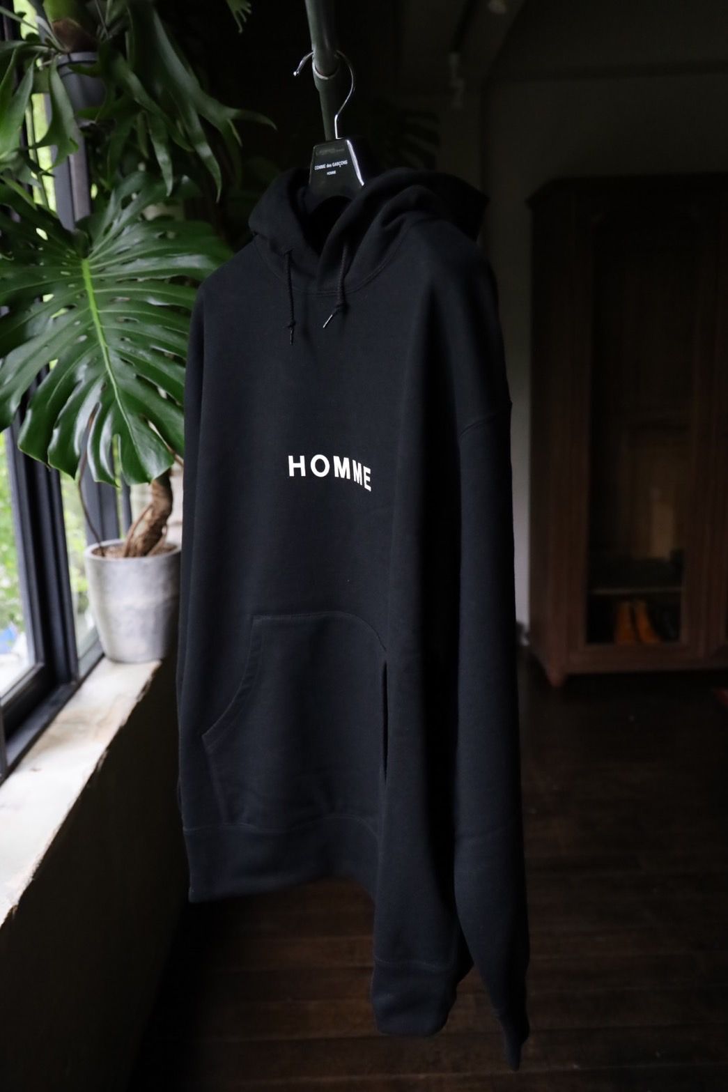 COMME des GARCONS HOMME - コムデギャルソンオム HOMMEプリントパーカー(HN-T105-051)BLACK | mark