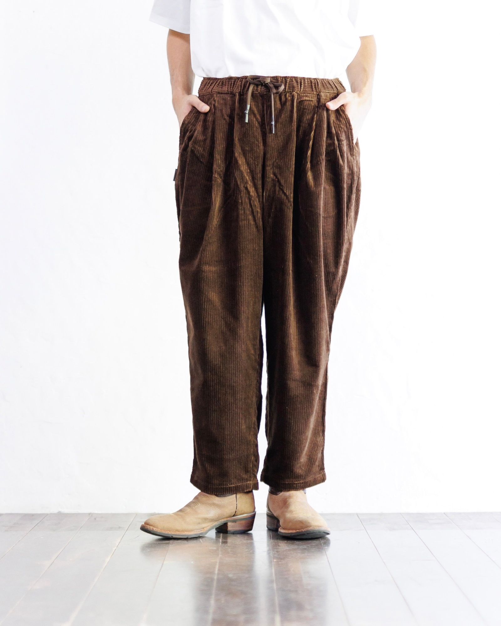 Stripes For Creative - S.F.C 24FW エスエフシーSFC WIDE TWO TUCK PANTS(SFCFW24P05) Brown☆10月19日(土)発売！ | mark