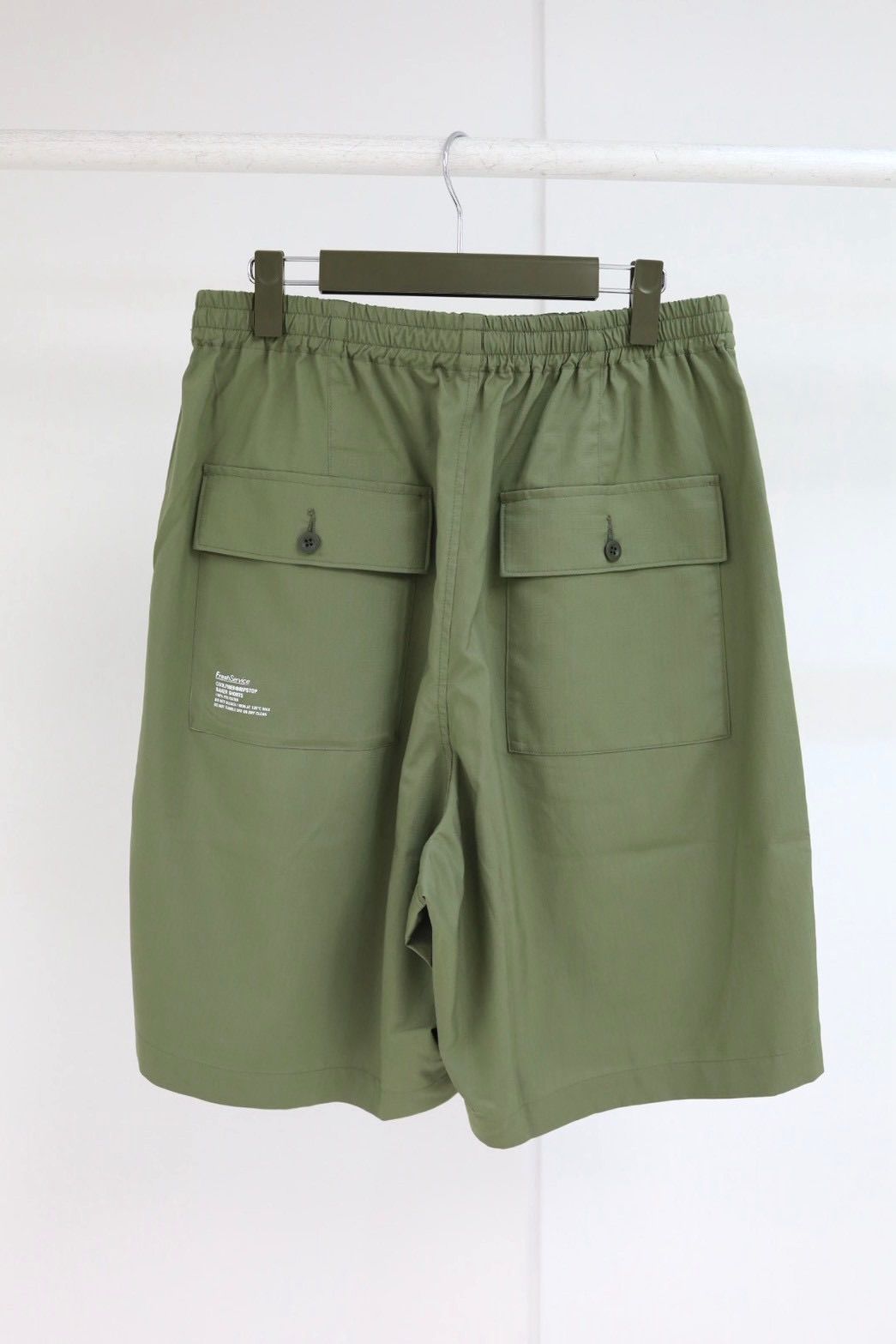フレッシュサービス 26SS COOLFIBER® RIPSTOP BAKER SHORTS(FSC262-40011)KHAKI