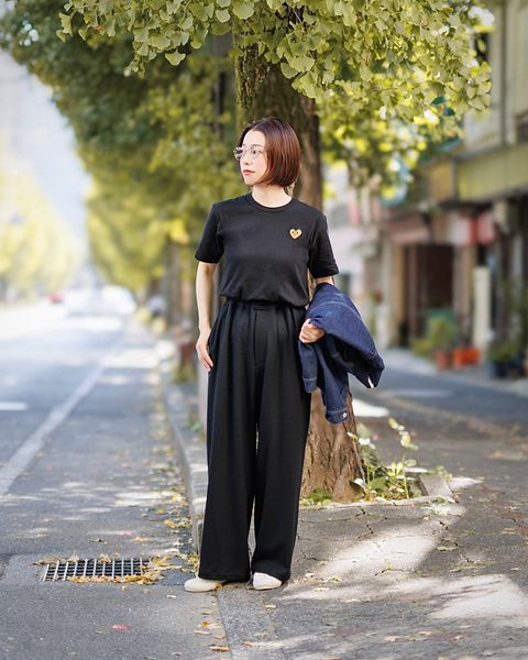 PLAY COMME des GARCONS  ワンポイントTシャツ style.2024.11.10