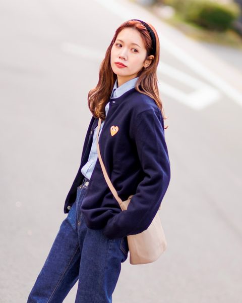 PLAY COMME des GARCONS 新作ROUND NECK CARDIGAN style.2024.12.15