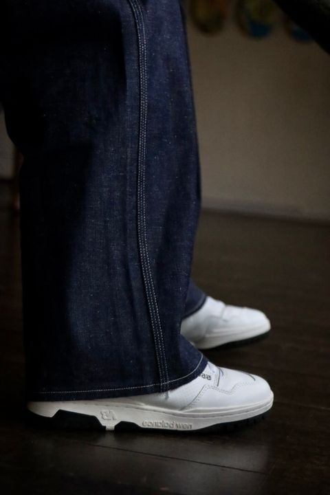 A.PRESSE Military Denim Trousersスタイル