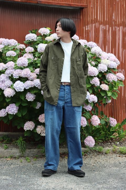 A.PRESSE Over Dyeing Military Shirt style.2022.6.17. ※6月18日(土)スタート