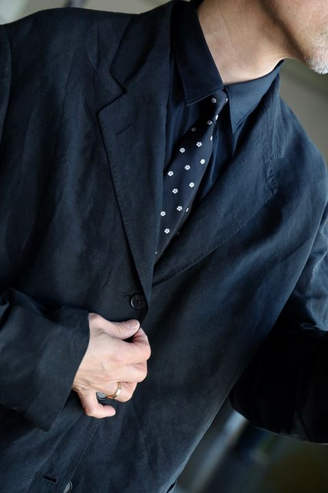 A.PRESSE 25SS Silk Linen Jacketスタイル2025.3.23.