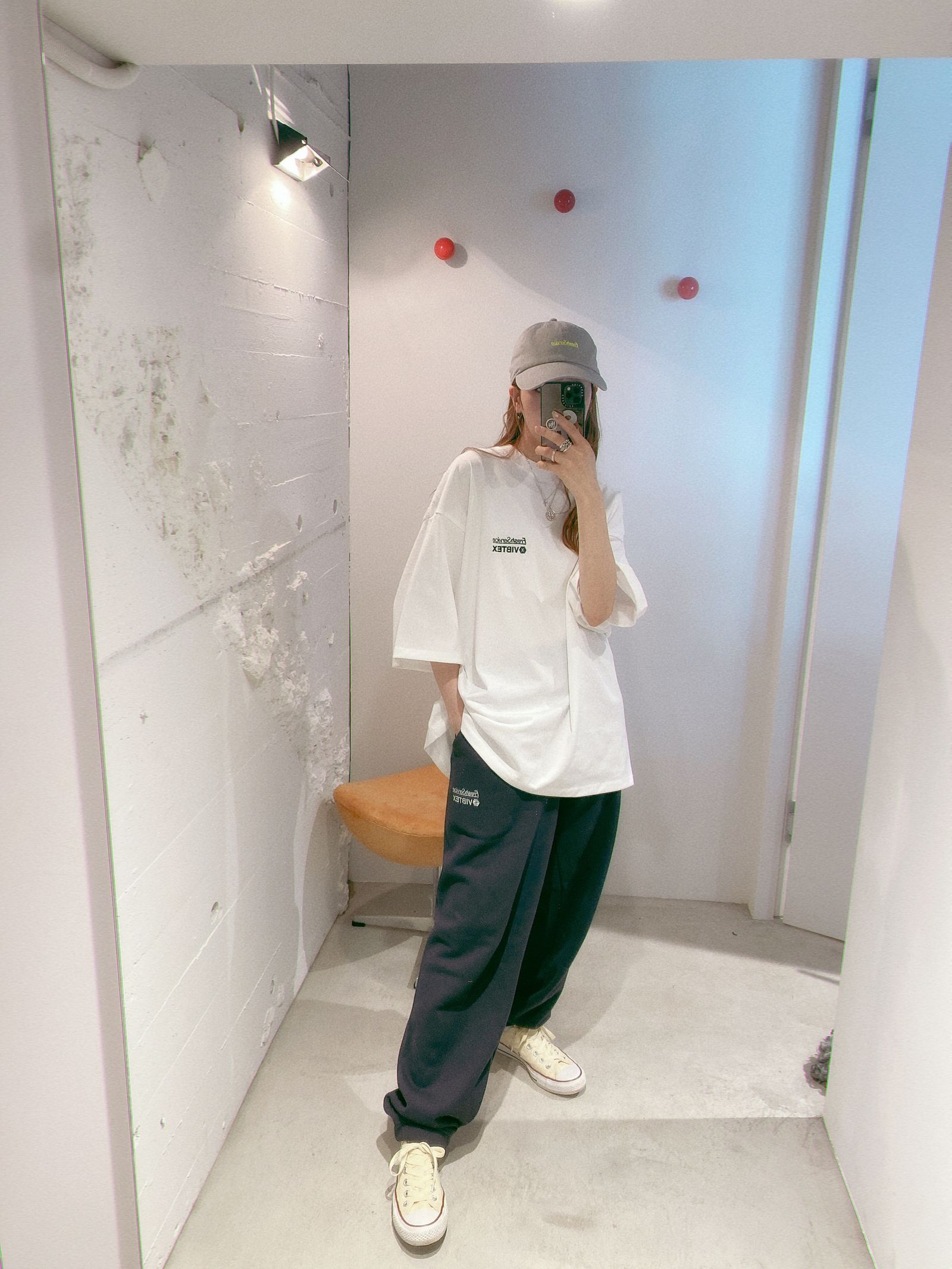 VIBTEX for FreshService S/S CREW NECK TEE(FSC252-70003)WHITE