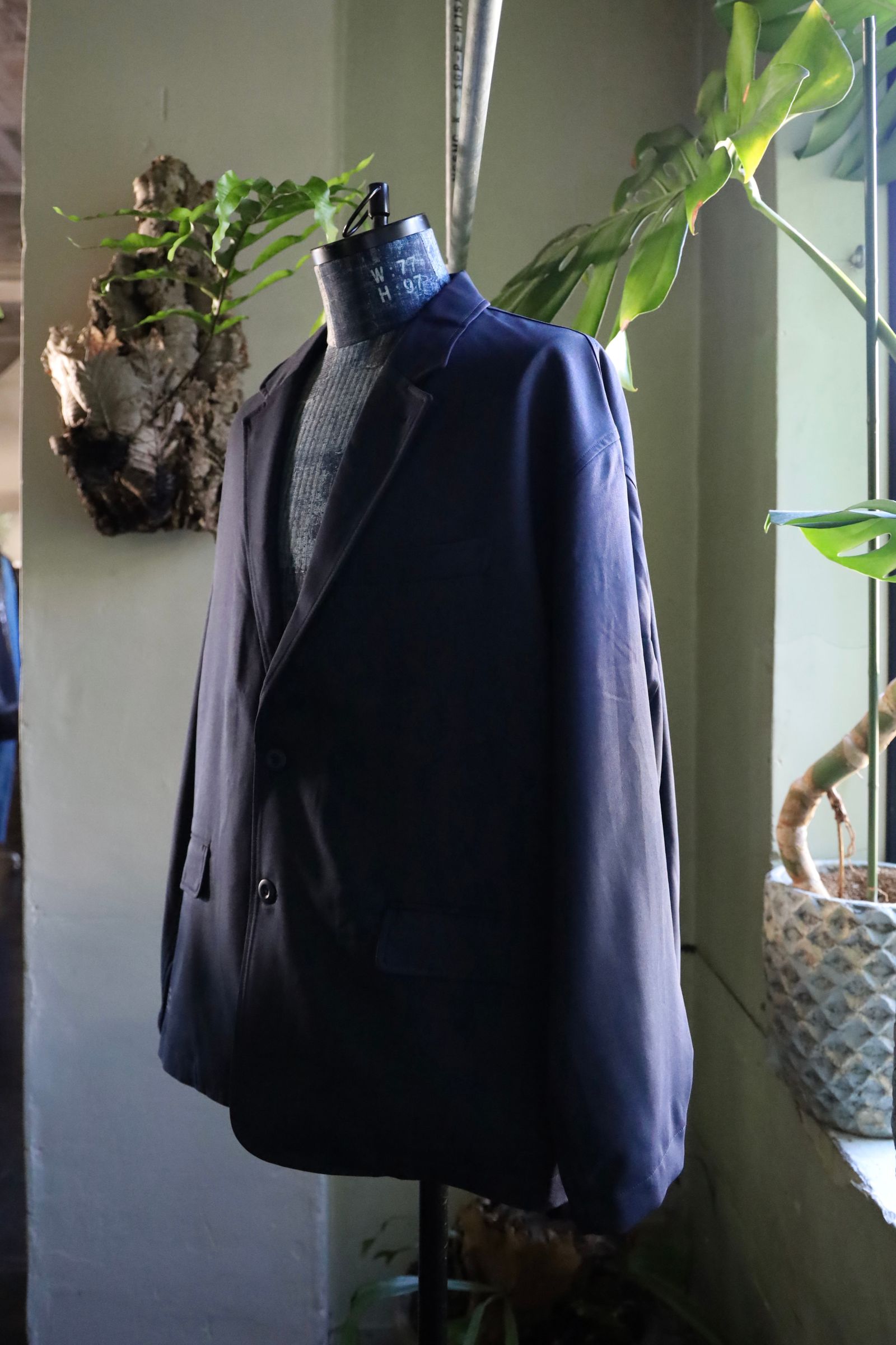 フレッシュサービス WOOLY TWILL JACKET (FSC243-20177)NAVY