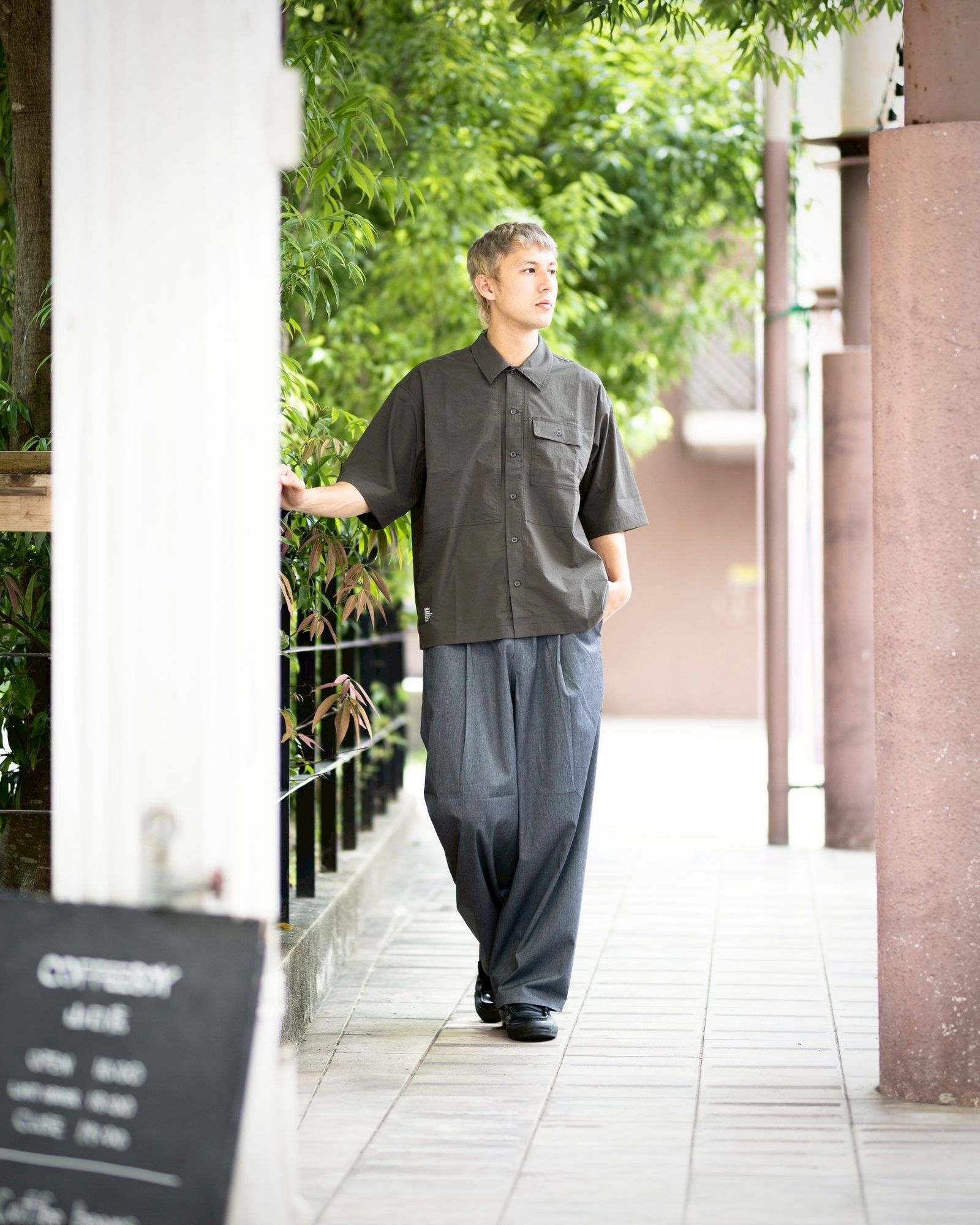 フレッシュサービス 26SS CORPORATE WIDE EASY PANTS(FSC262-40014B)H.GRAY☆5月30日(土)発売！