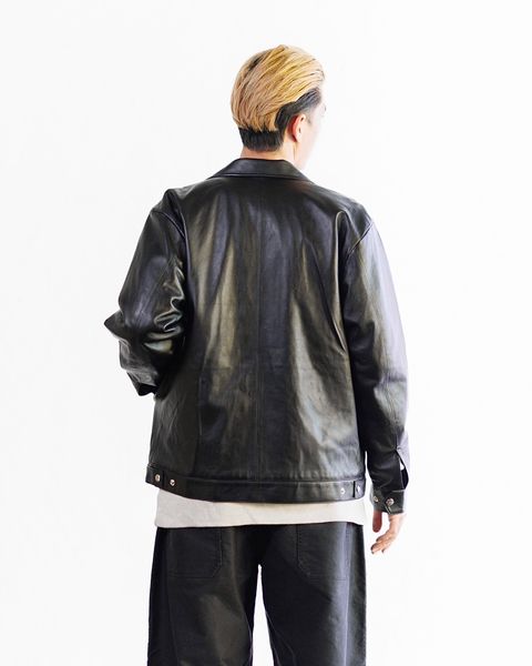 LASTMAN  LEATHER DRIZZLER JACKET スタイル