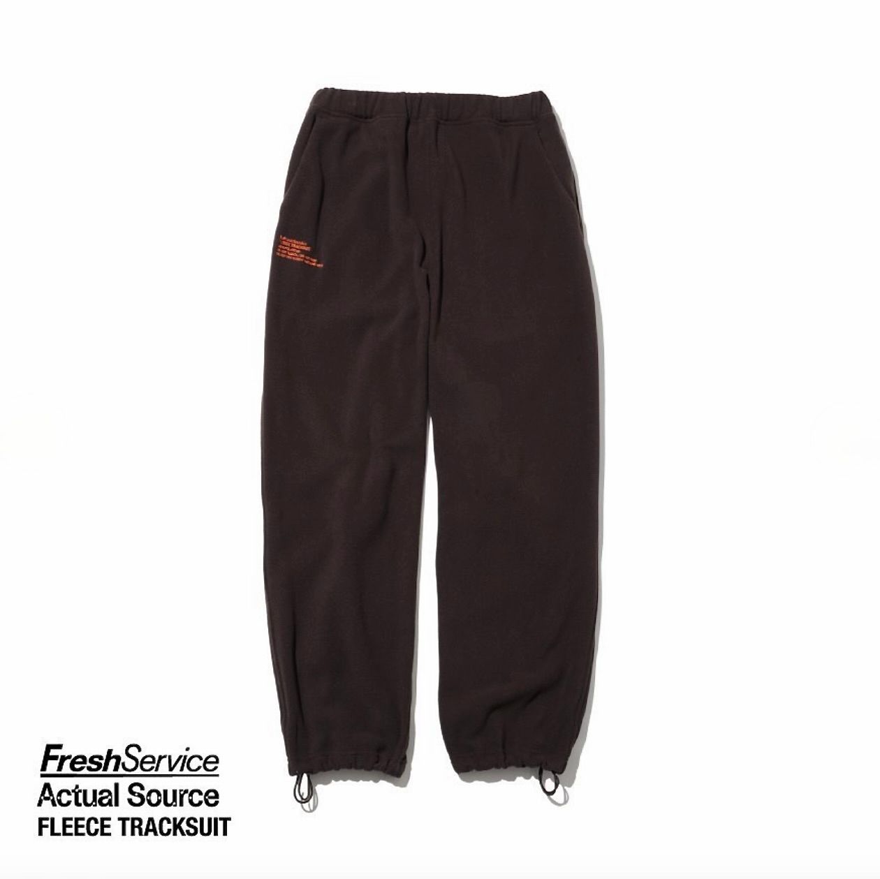 フレッシュサービス AS×FS FLEECE TRACKSUIT(FSC243-60199AS)BROWN☆再入荷しました！