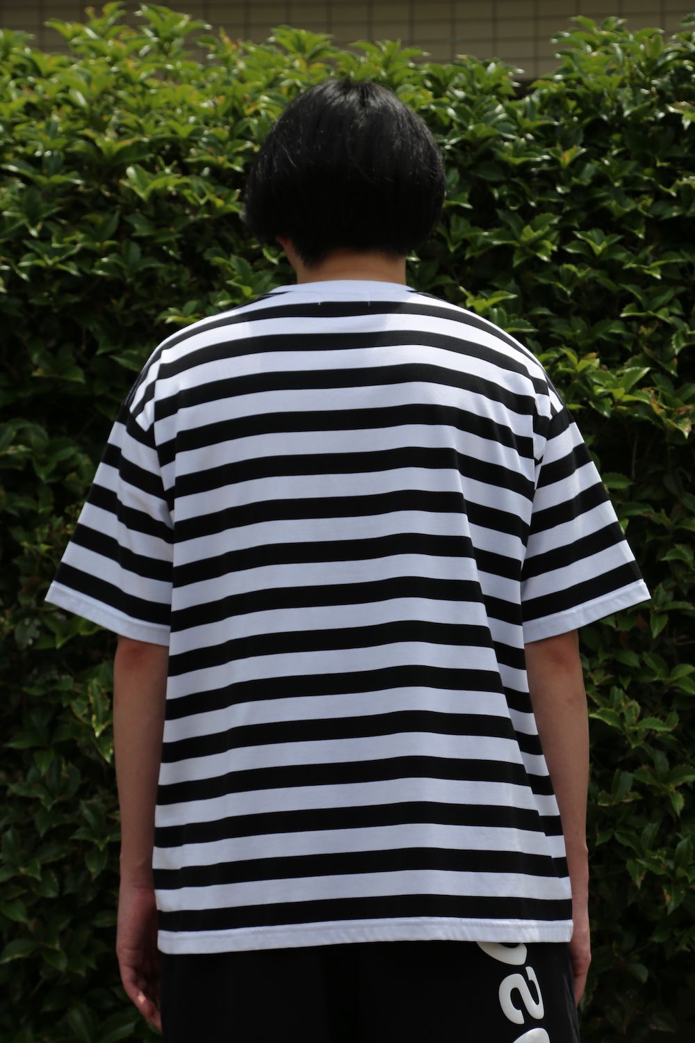 Graphpaper Border S/S Pocket Tee style. 2021.6.6.