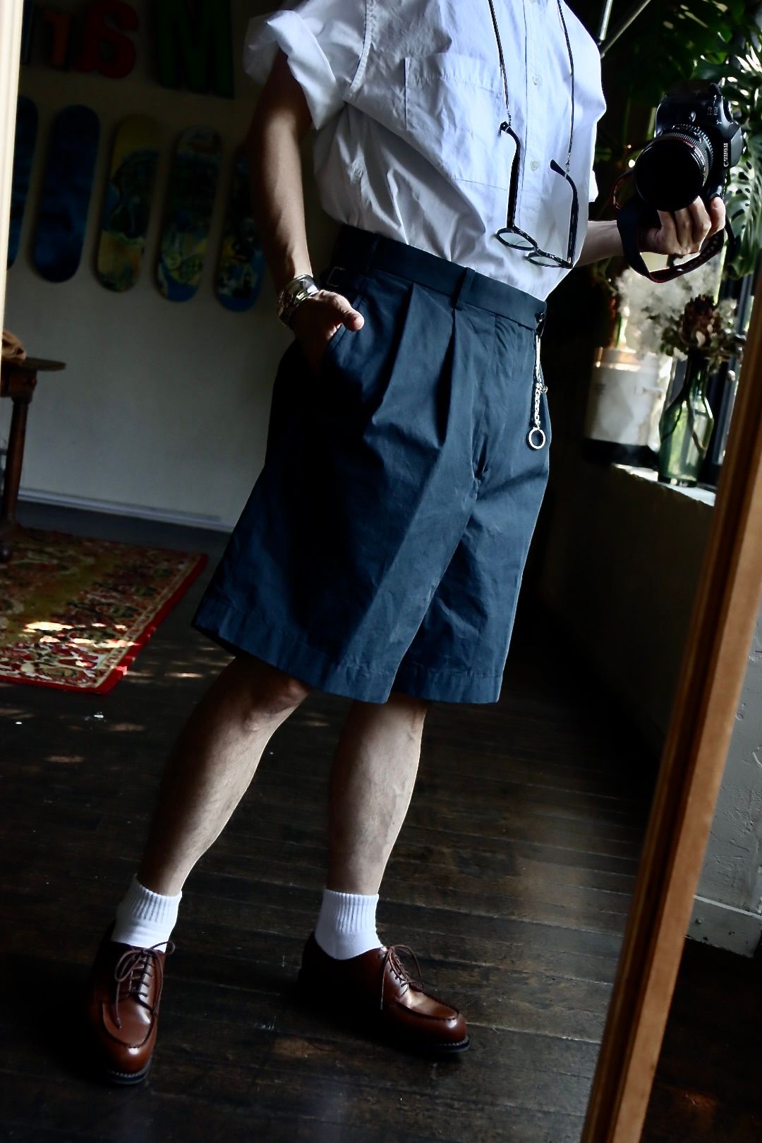 A.PRESSE High Density Weather Cloth Shortsスタイル | 3427 | mark A.PRESSE High Density Weather Cloth Shortsスタイル | 3427 | mark