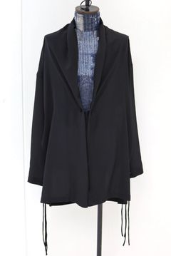 Yohji Yamamoto 釈迦釦付きストールジャケット (HK-J17-441)BLACK☆3月18日発売！