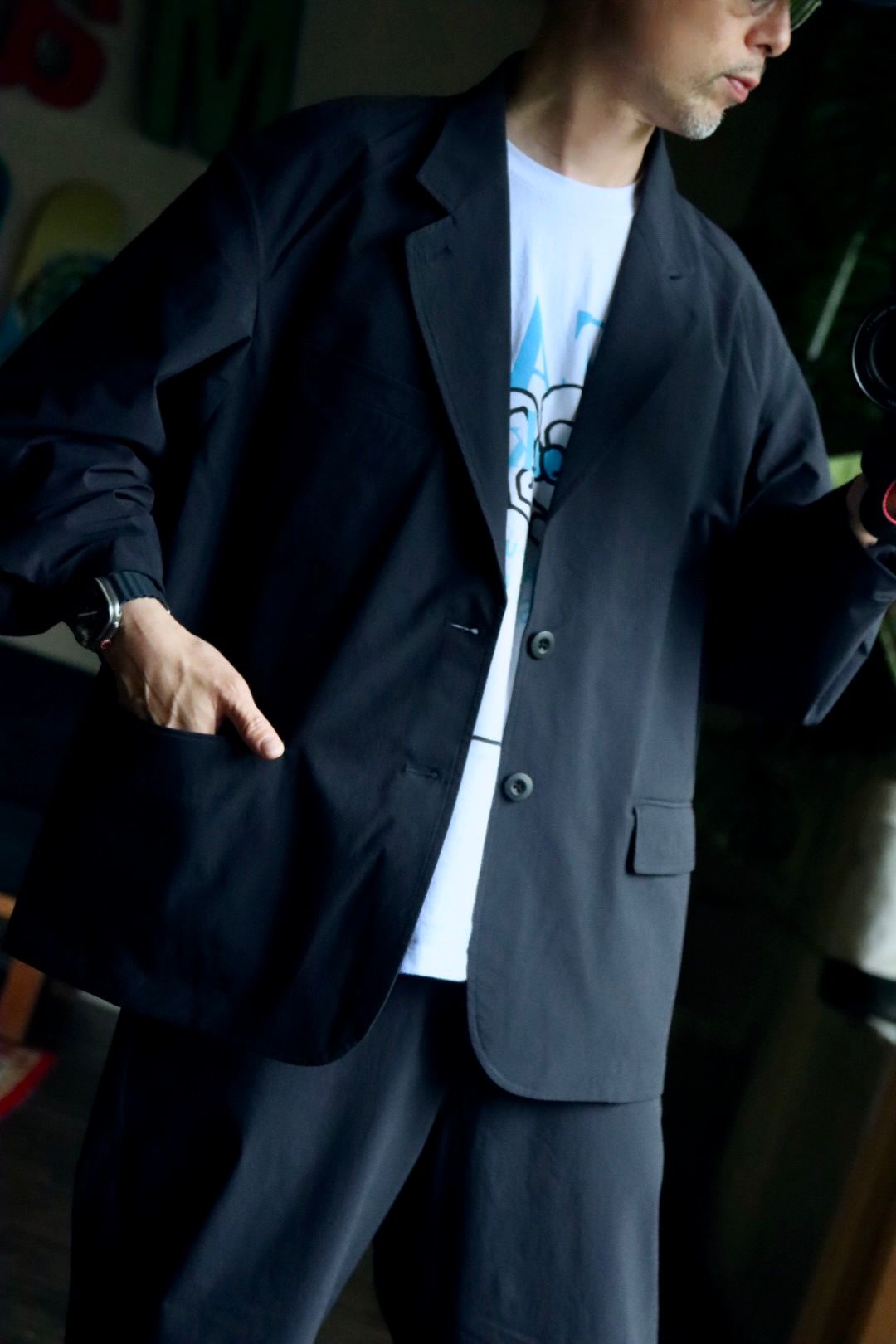 FreshService CORDURA WATER REPELLENT JACKET"NAVY"スタイル