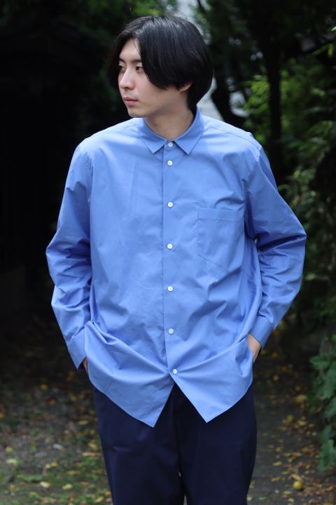 ATON 22FW STANDARD SHIRT style.2022.6.19.
