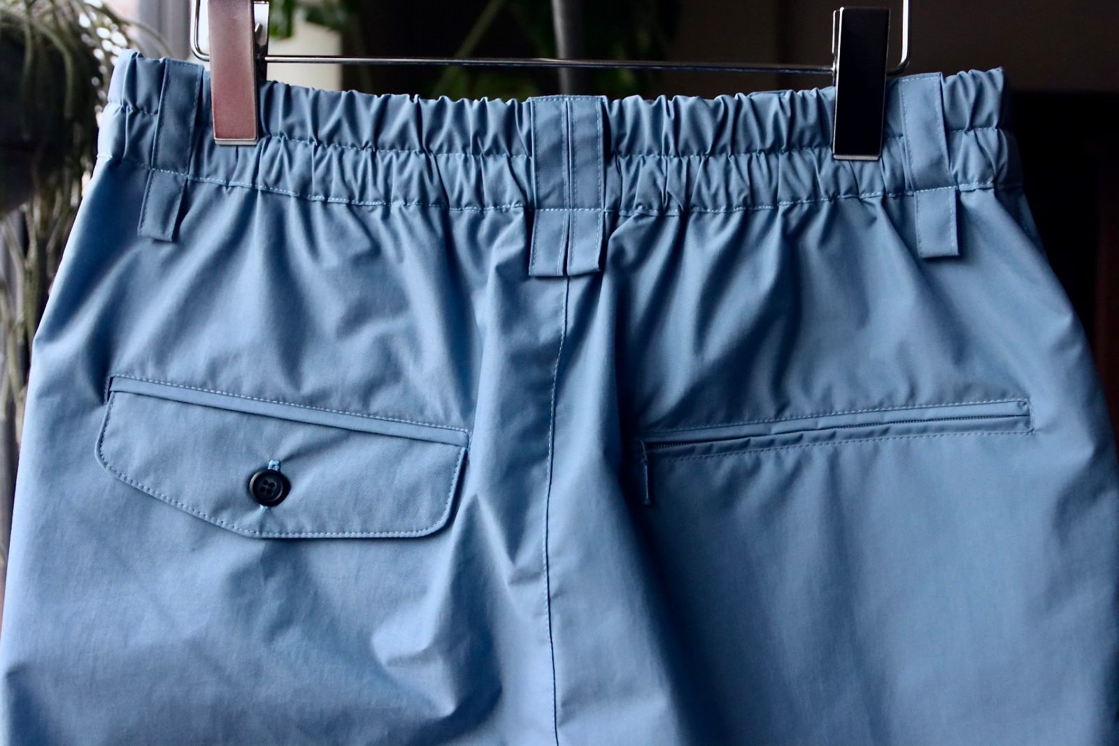 is-ness イズネス24SS PACKABLE EZ PANTS(1004SSPT02)SMOKEY BLUE