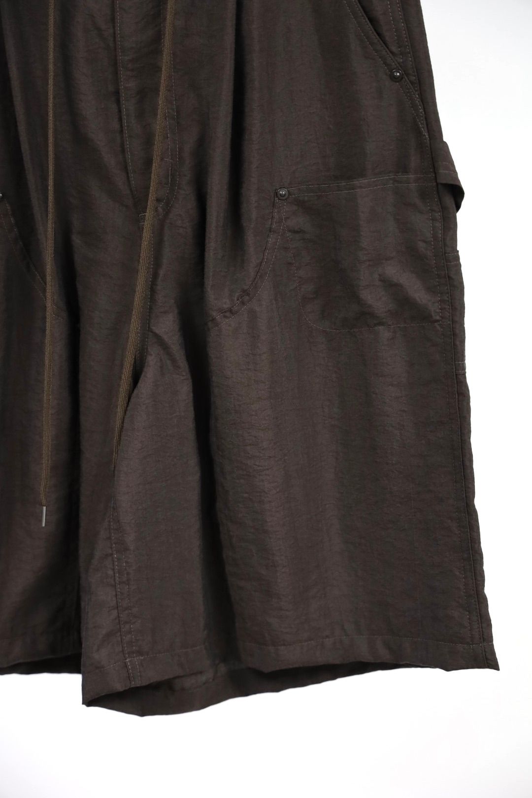 プロダクトトゥエルブ 26SS Silk Nylon Short Work Pants(26SS-PPT11)BROWN☆新作発売！