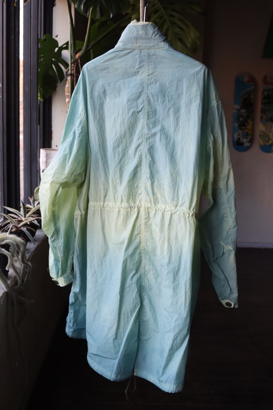 ヨーク23SSコート Spray Printed Nylon Snowparka(YK23SS0462C)LIME YELLOW - 2
