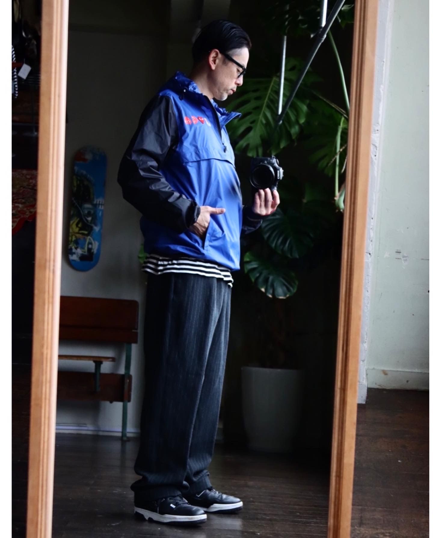 PLAY Comme des Garçons×K-WAY HOODIE HALF ZIPスタイル | 3066
