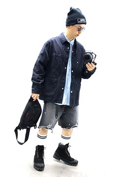 COMME des GARCONS HOMME 26SS 製品加工リバーシブルカバーオールスタイル