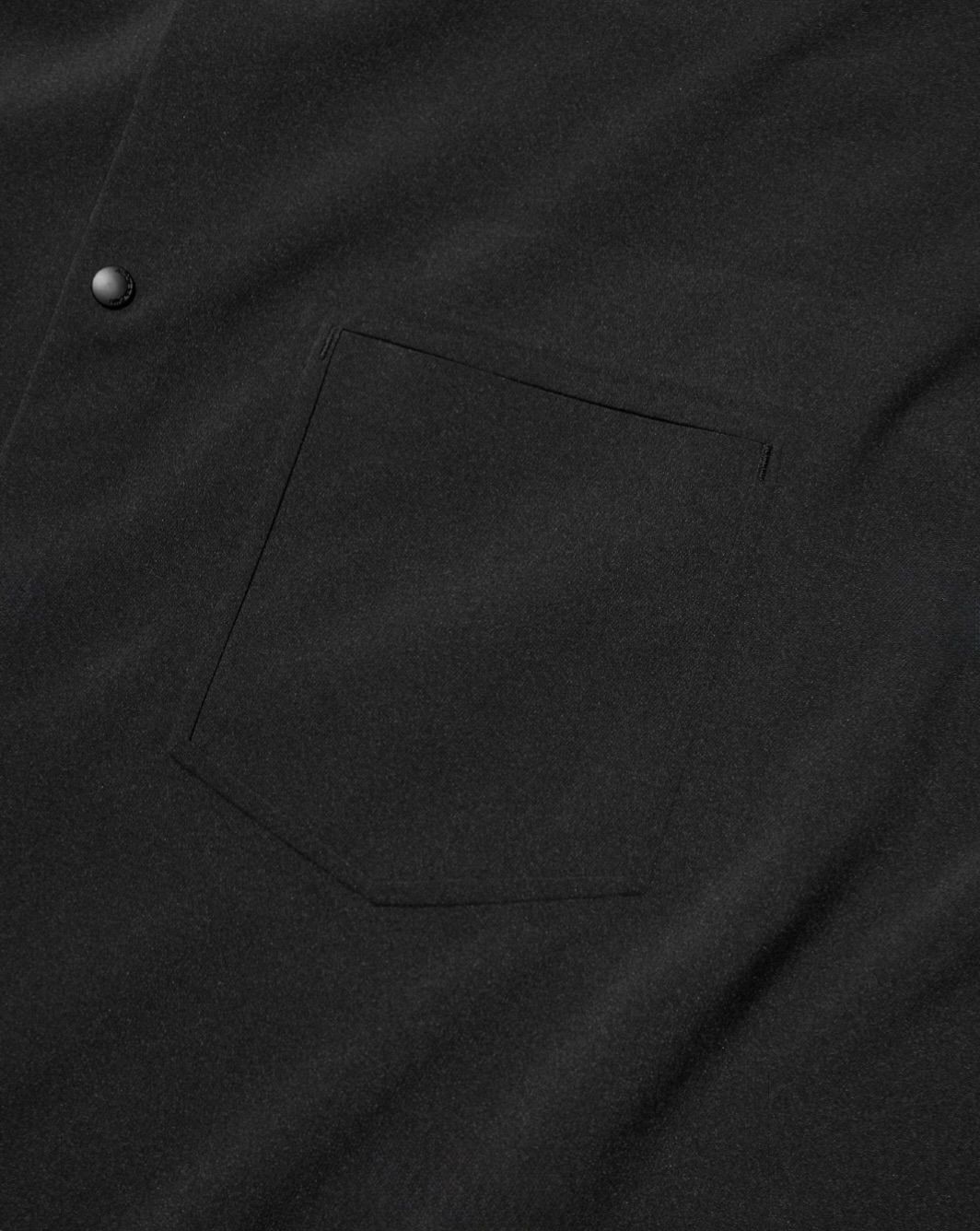 グラフペーパー DESCENTE for Graphpaper L/S Oversized Regular Collar Shirt(DU263-50001)BLACK ☆10月24日(土)発売！
