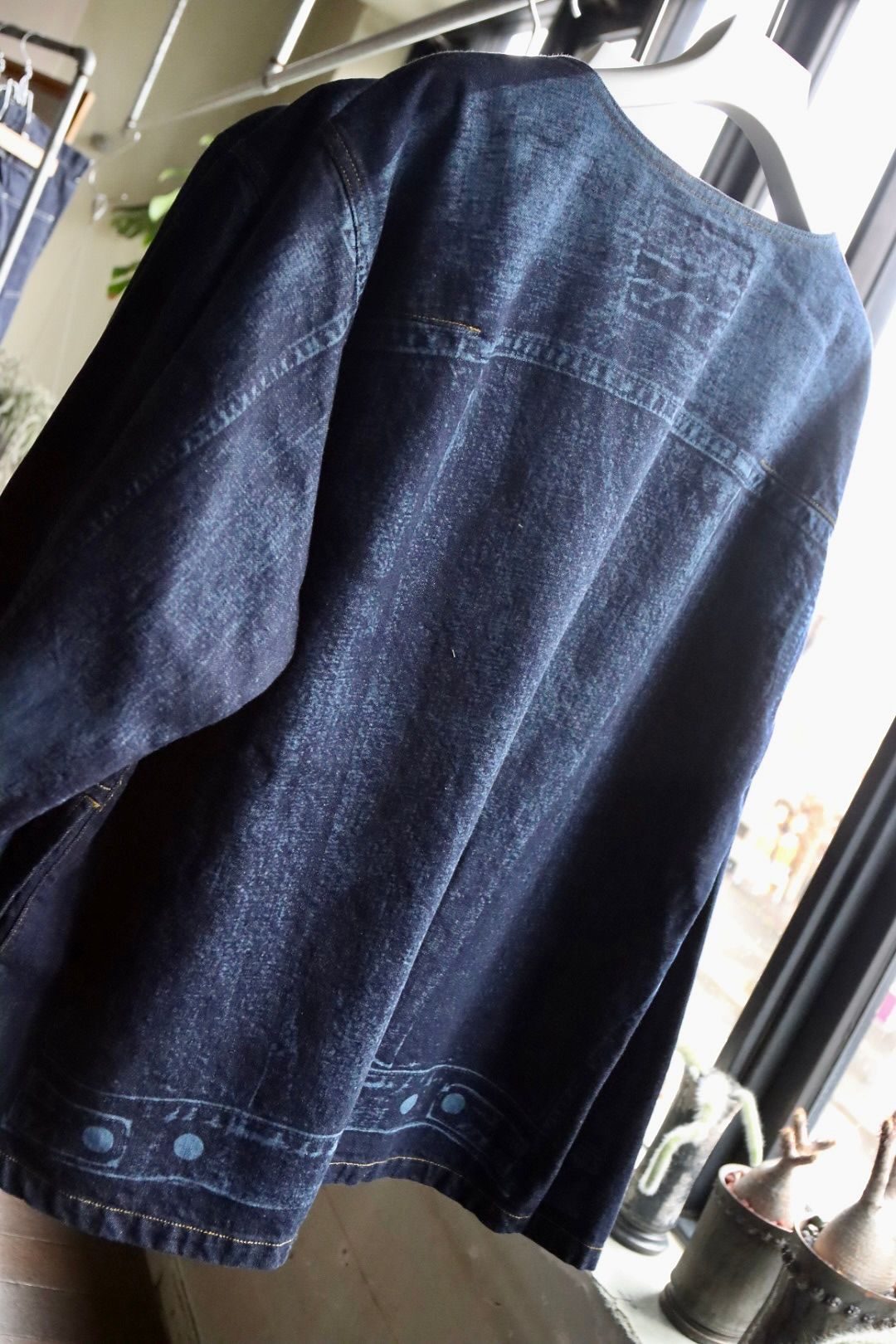 ヨーク23SSデニムシャツ LASER PROCESSED DENIM PULLOVER(YK23SS0469SH)INDIGO