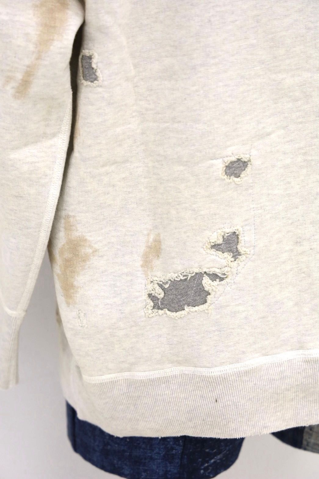 BOW WOW 26FW REPAIRED DOUBLE V SWEATSHIRT - U.S.ARMY(BWU-RDVSA)OATMEAL☆9月5日(土)11:00発売！