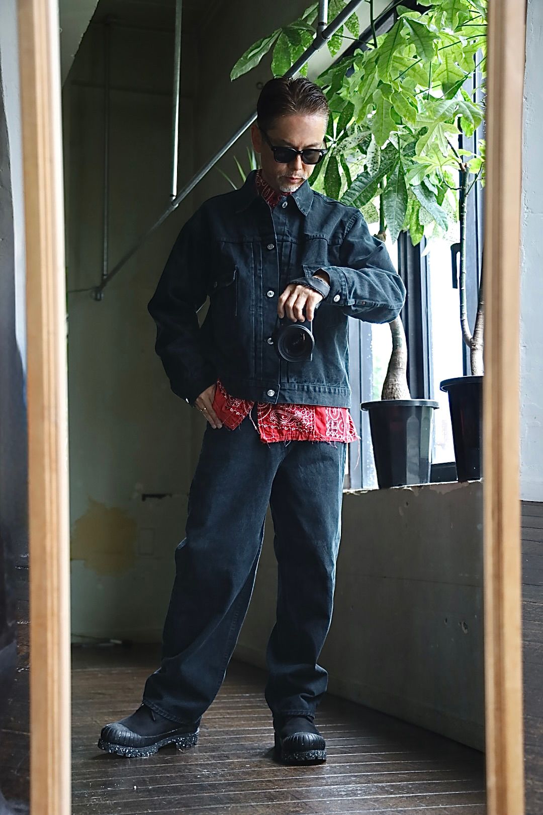 アプレッセ 2025 STYLE2  2nd Type Black Denim Jacket(25AAP-01-40)BLACK☆9月13日(土)発売！