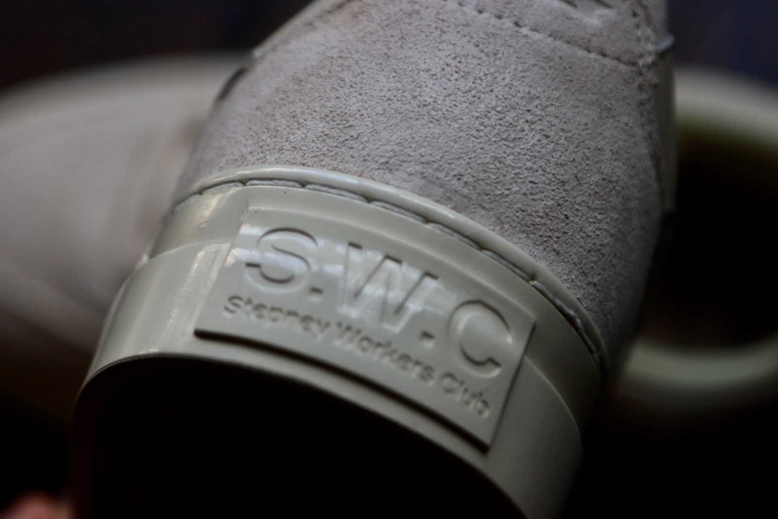 ヨーク23SSスニーカー S.W.C & YOKE PEARL S-STRIKE(YK23SS0508A)SUEDE ECRU