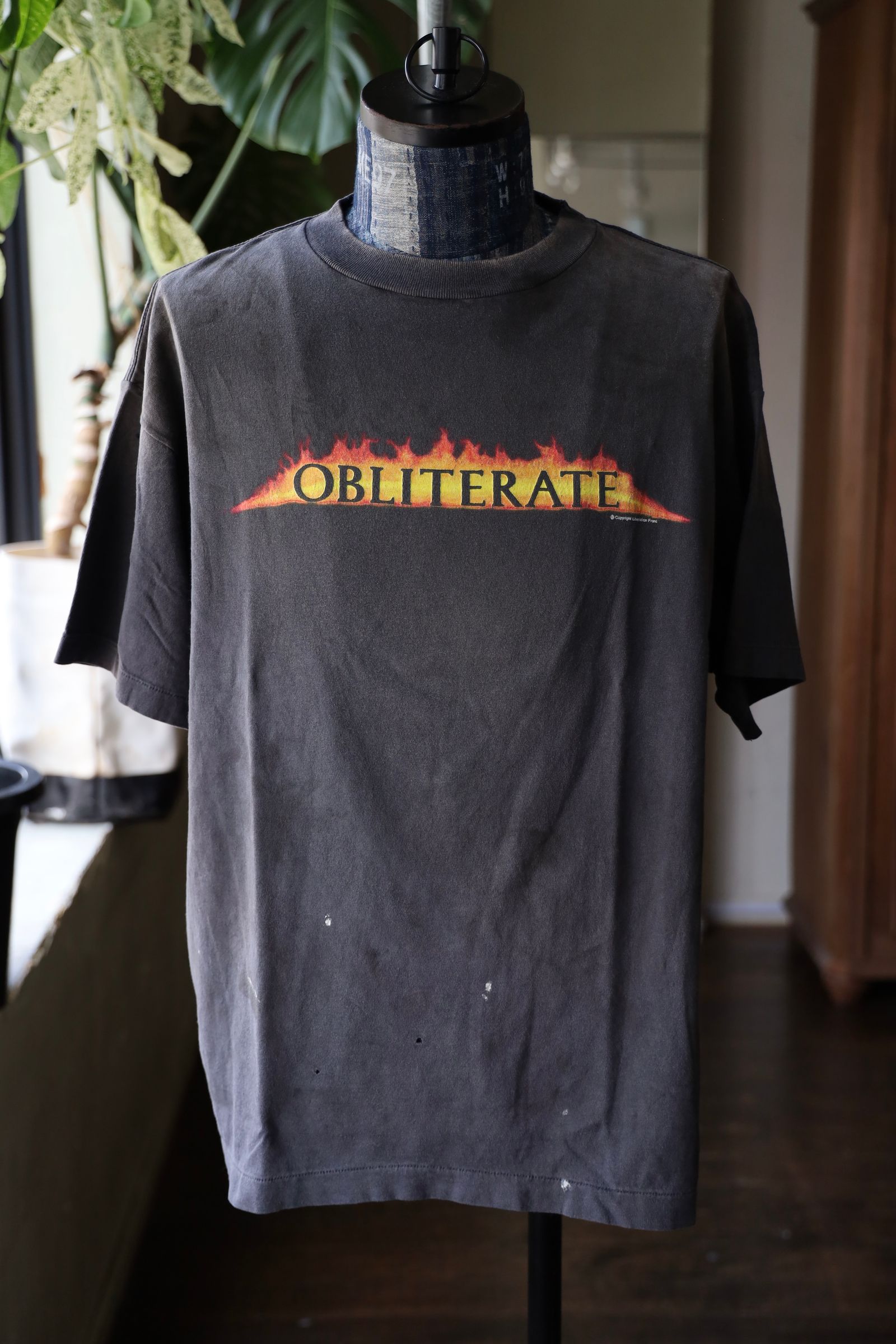 ヴィンテージ加工プリントTシャツ（2230315）｜SAINT MXXXXXX