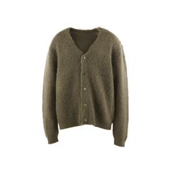 ©SAINT M×××××× MOHAIR CARDIGAN"KAHKI"スタイル