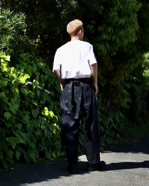 COMME des GARCONS HOMME コムデギャルソンオム23SS 綿度詰天竺ロゴプリントTシャツ スタイル