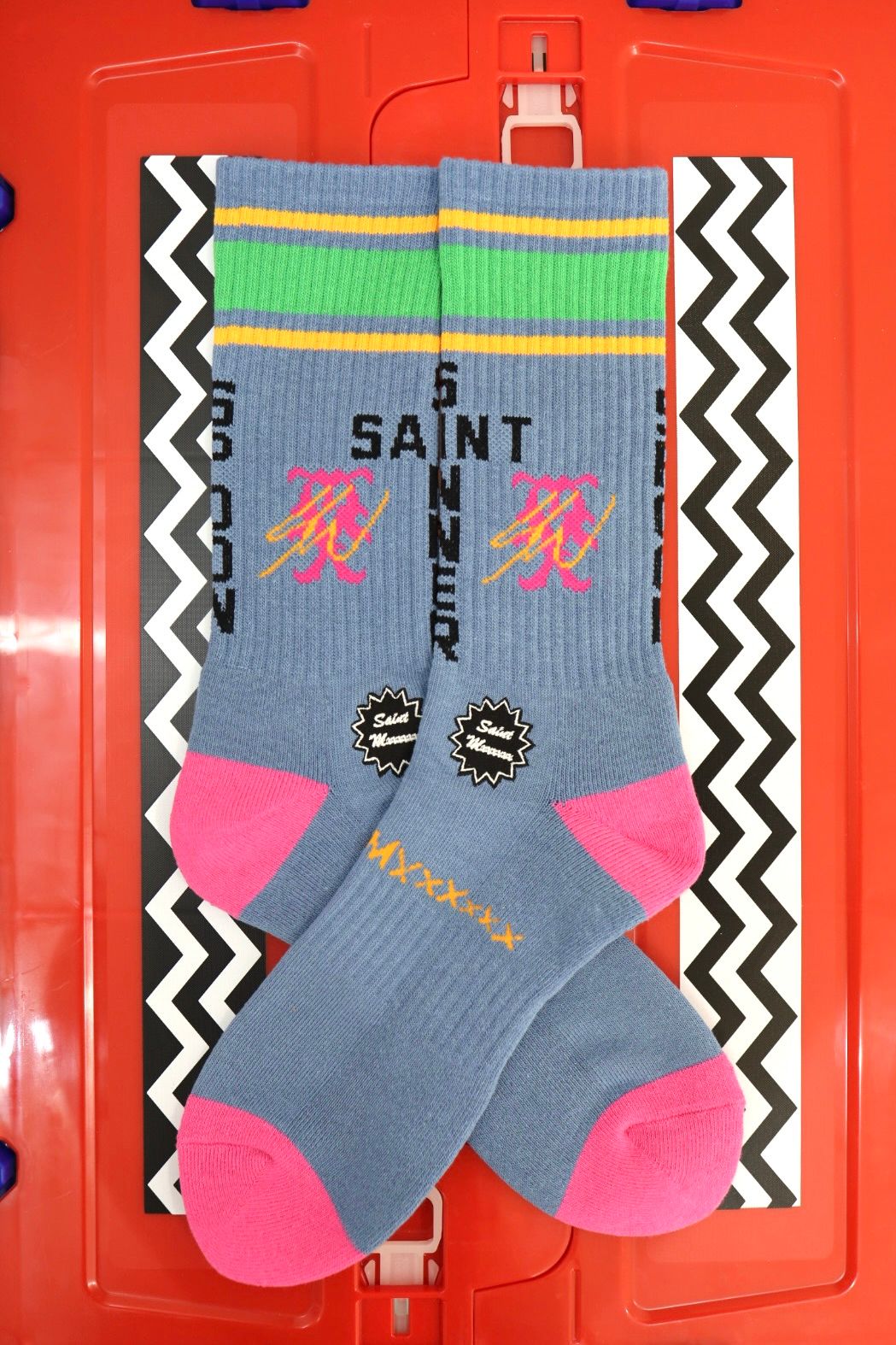 セントマイケル 26SS SW SOCKS/SAINT SW(SM-MK8-0000-C14)BLUE☆3月7日(土)発売！