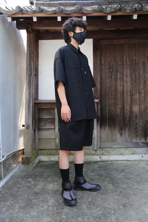 Yohji Yamamoto×NewEra MASK FACE COVERINGSマスクYohji Yamamotoスカル&ローズブラック style. 2021.06.25.