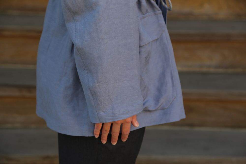 YOKE LOOSE SAFARI JACKET(YK21SS0202J) style. 2021.04.26.