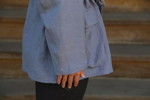 YOKE LOOSE SAFARI JACKET(YK21SS0202J) style. 2021.04.26.