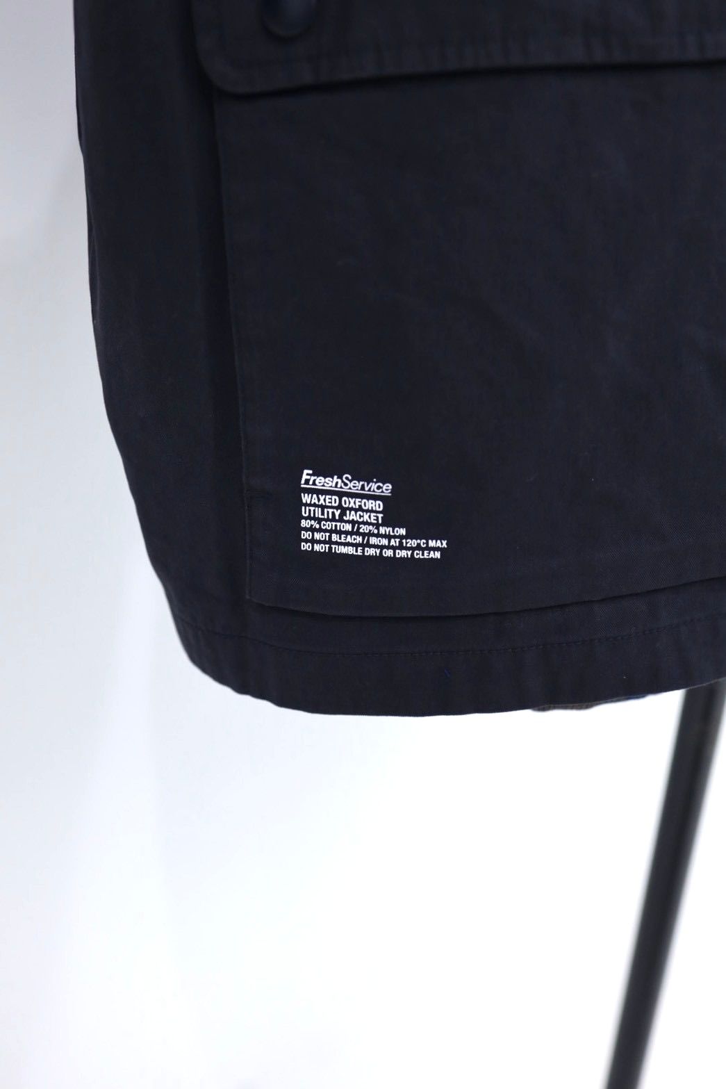 フレッシュサービス WAXED OXFORD UTILITY JACKET(FSC261-30260)NAVY