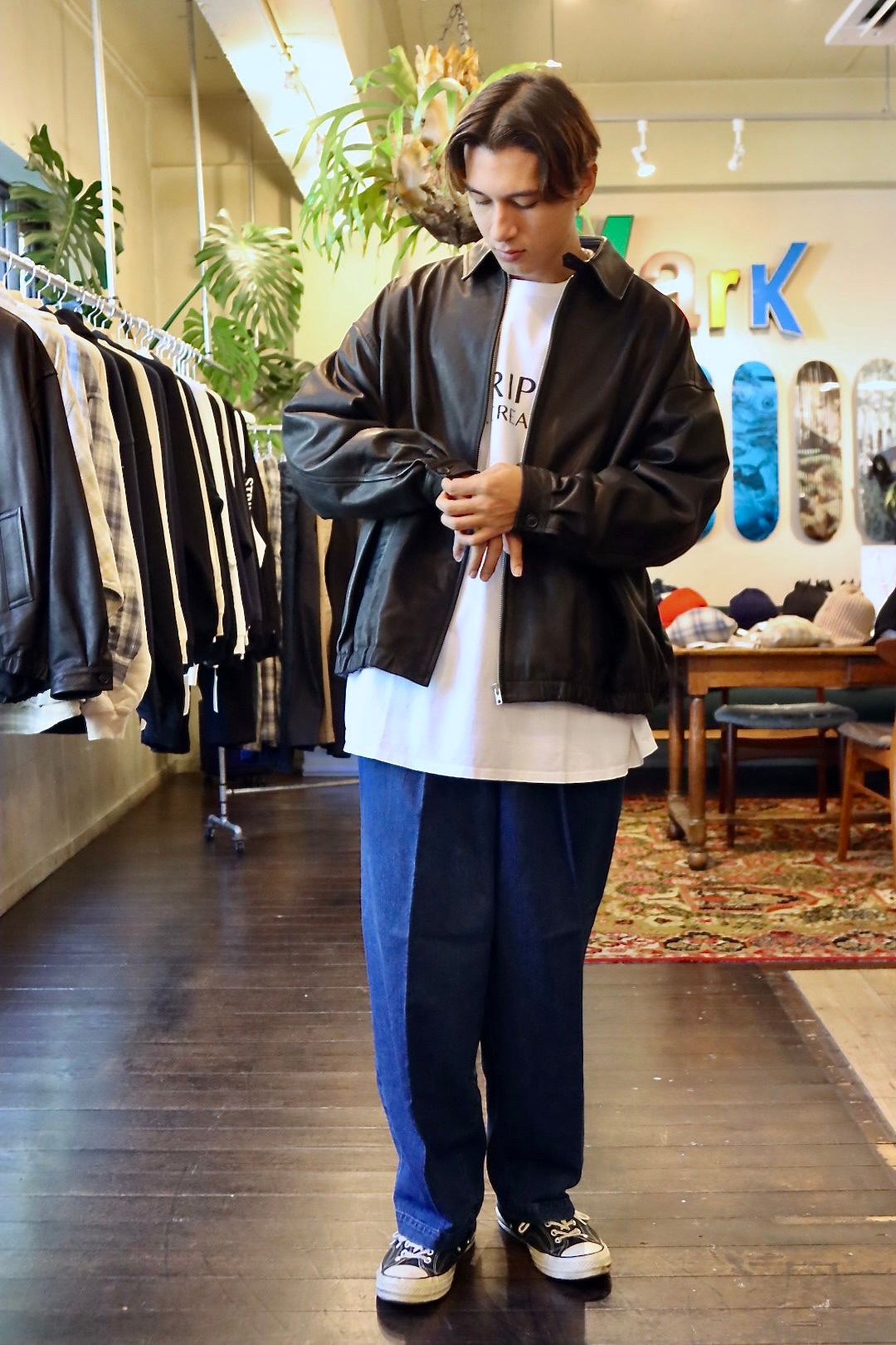 S.F.C 23FW LEATHER BIG JACKETスタイル | 3823 | mark