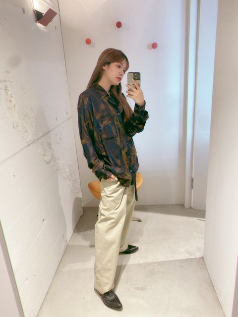 YOKE 新作PATTERNED REGULAR COLLAR SHIRT style.2024.8.23