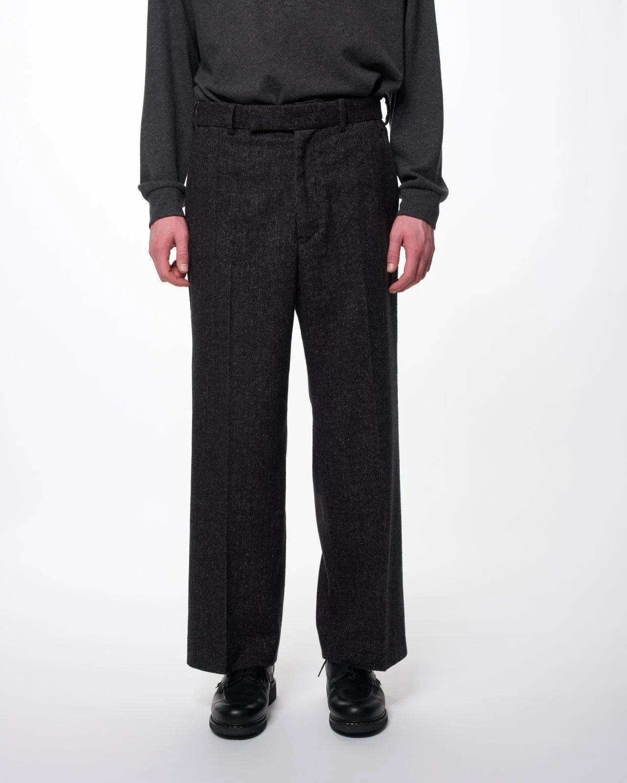 マーカ 26AW SINGLE PLEAT WIDE TROUSERS(M26C19PT01C)HERRINGBONE☆新作発売！