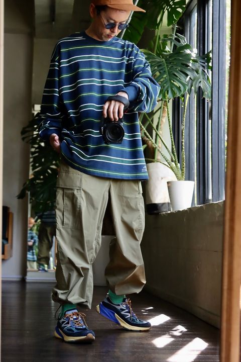 FreshService 23AW DRY TYPEWRITER TACTICAL POCKET L/S SHIRT"KHAKI"スタイル