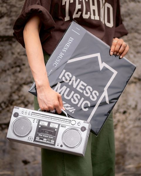 is-ness music 25SS 新作TECHNO FLOCKY PRINT T-SHIRT style.2025.5.18