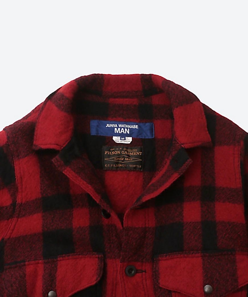 ジュンヤ ワタナベ  ウールタータンチェックトラッカージャケット 2019AW JUNYA WATANABE MAN - ジュンヤワタナベマン FILSON Wネーム