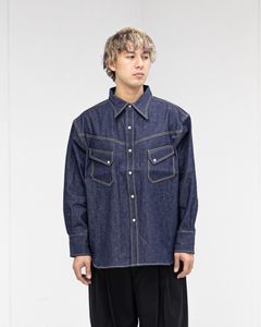 セントマイケル 26SS BBJ_DENIM SHIRT(SM-MK8-0000-C43)BLUE☆2月7日(土)10:00発売！