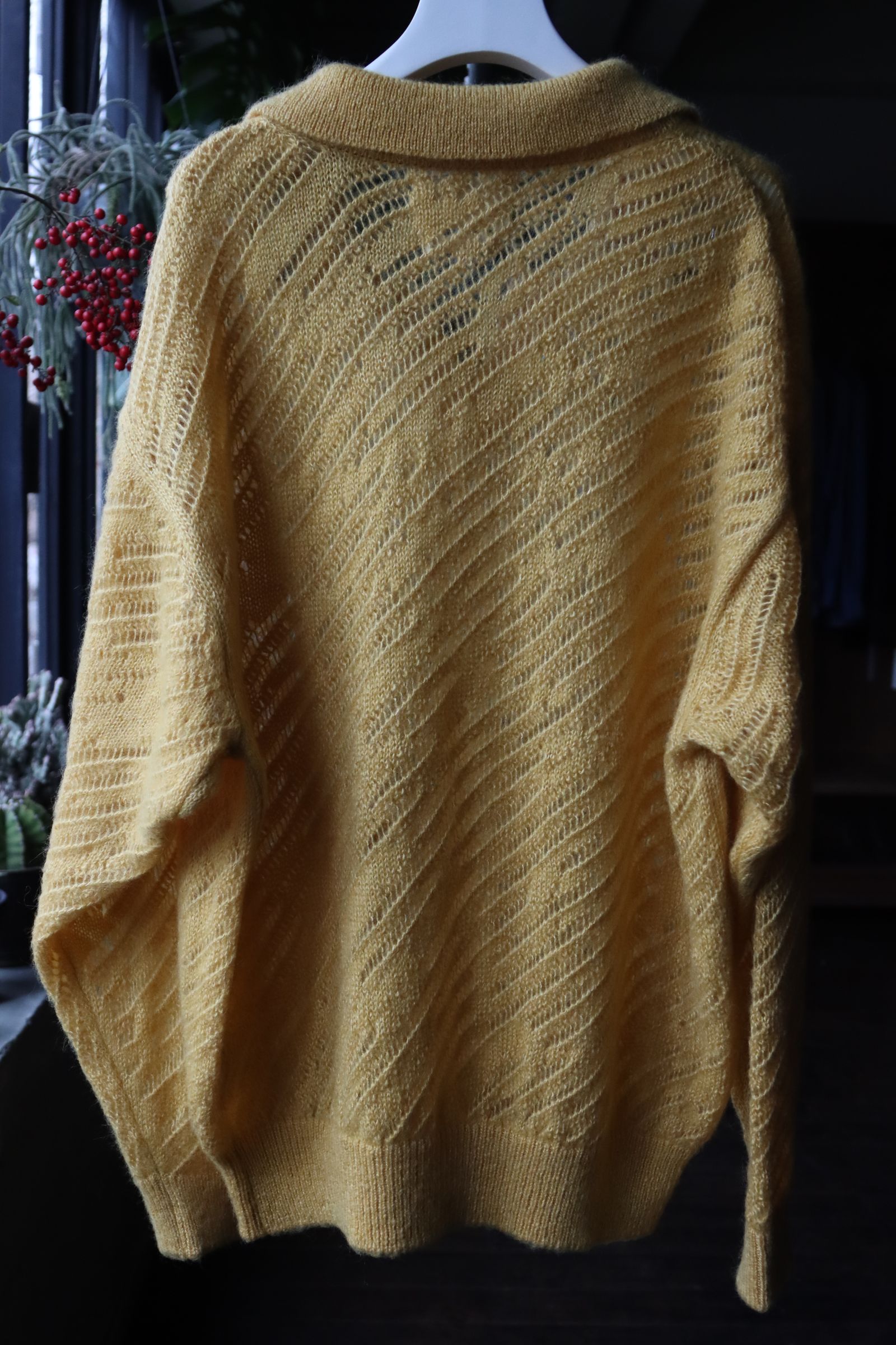 YOKE ヨーク24SS SILK MOHAIR PULLOVER SWEATER(YK24SS0671S)YELLOW