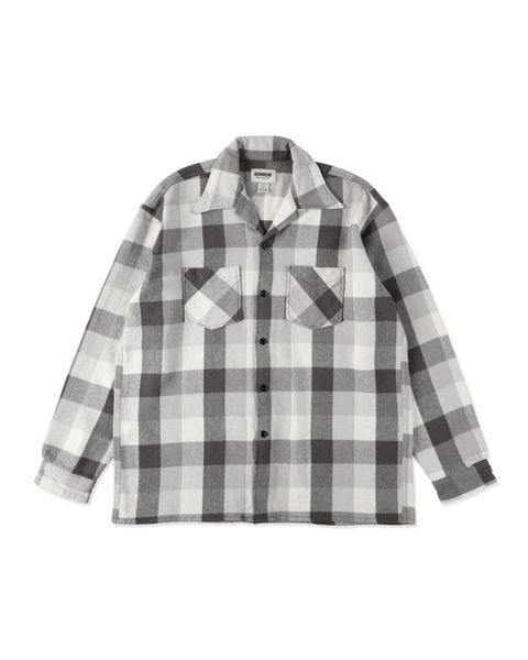 BOW WOW 25FWバウワウ CHECK FLANNEL SHIRT(BW252-CFS)GRAY x WHITE★9月27日(土)発売！