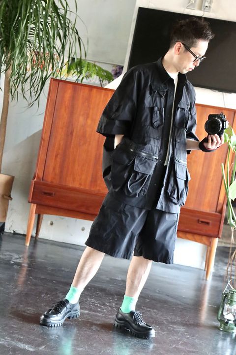 フレッシュサービス22SS TACTICAL POCKET STRETCH S/S SHIRTスタイル.2022.4.06.