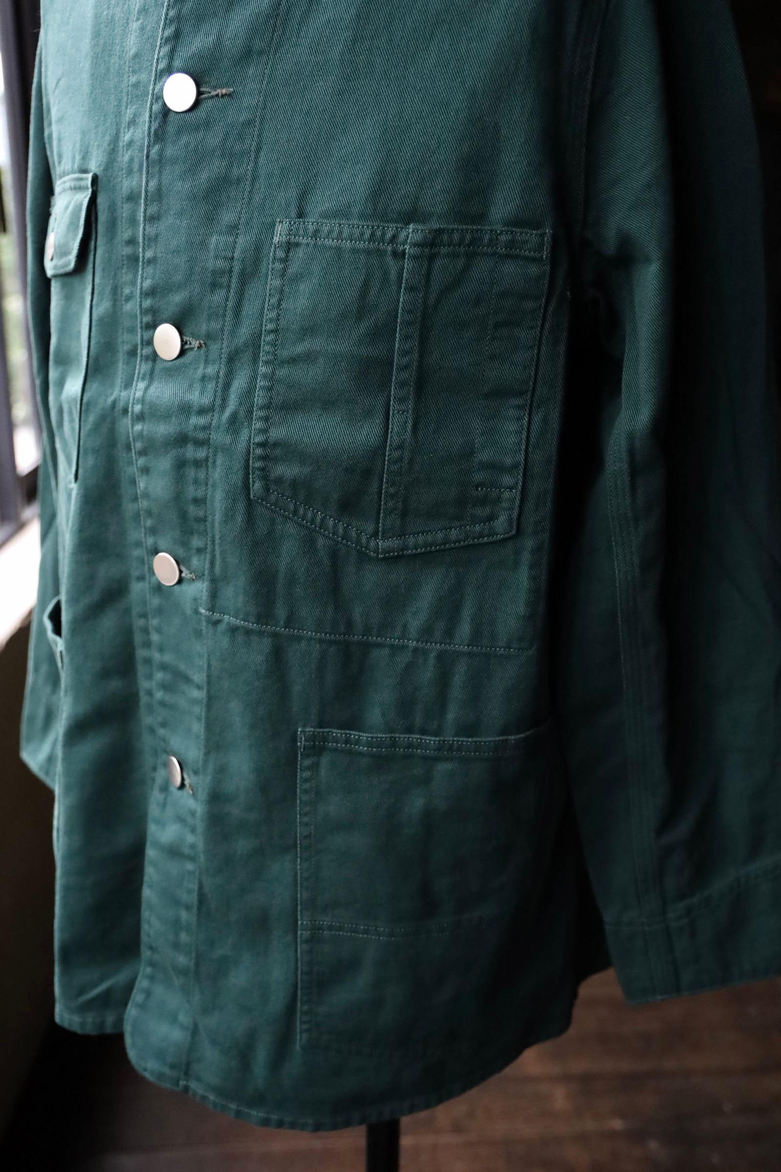 ファウンダ 25AW WORK JACKET (015FD252007)GREEN