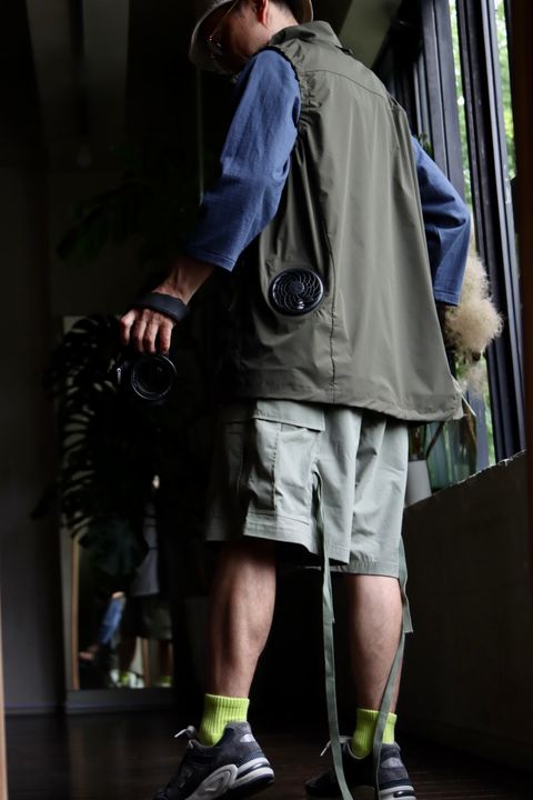 FreshService MICRO TYPEWRITER CARGO SHORTSスタイル