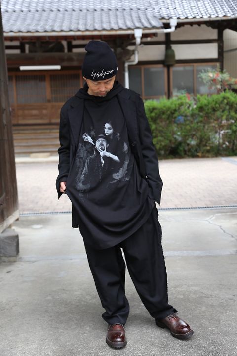 Yohji Yamamoto ヨウジヤマモトフード長袖PTスタイル.2020.12.12.