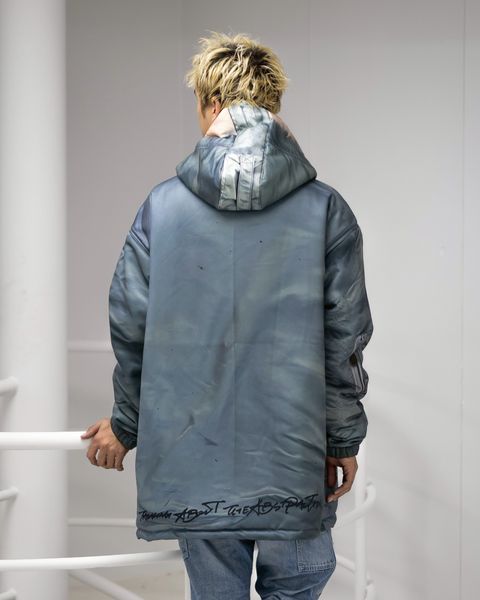 TALKING ABOUT THE ABSTRACTION N3BPRINT PADDET JKT MARKスタイル